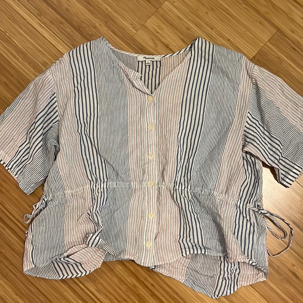 Madewell top womens blouse M